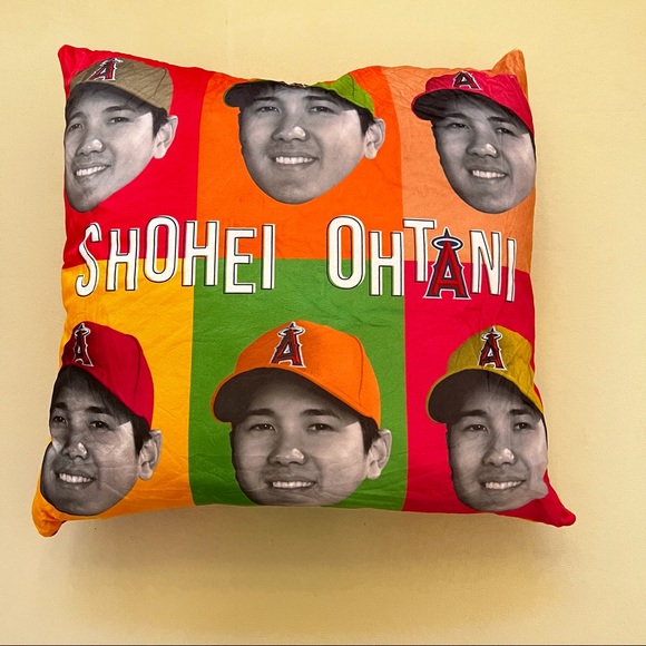 None Accents Angels Baseball Shohei Ohtani Commemorative Pillow